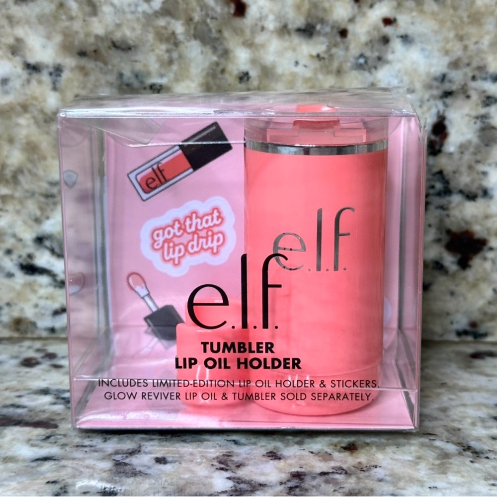E.L.F X Stanley Collab Tumbler Lip Oil Holder Target Exclusive NWT
